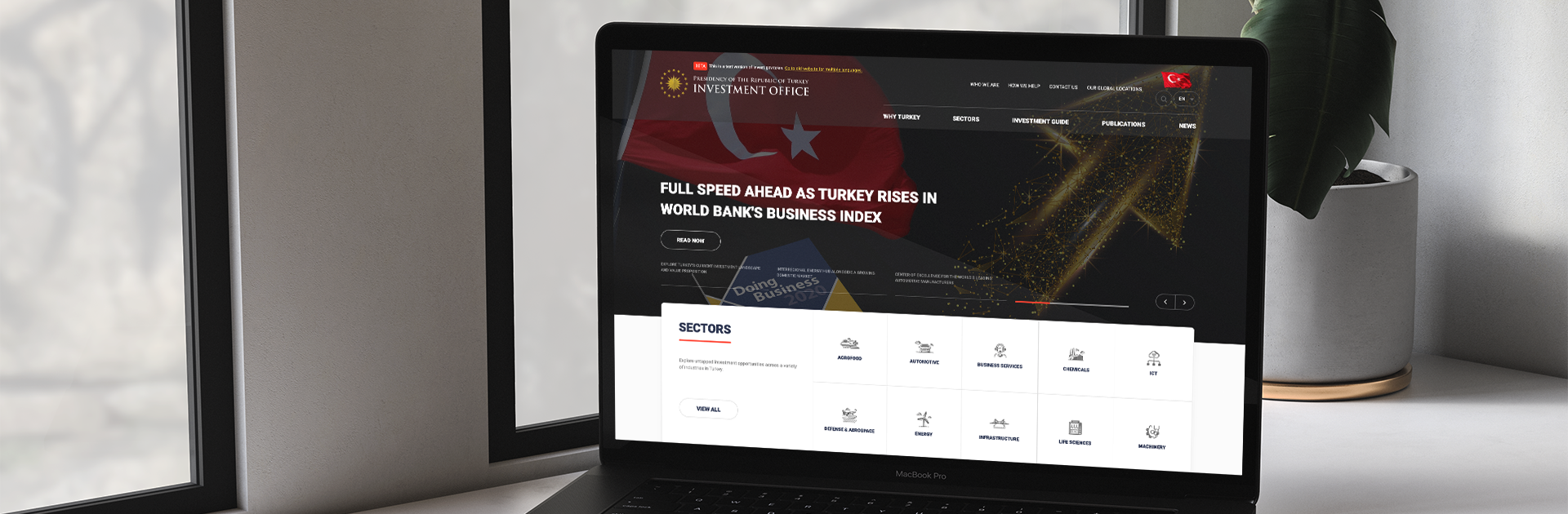 T.C. Cumhurbaşkanlığı Yatırım Ofisi Web Sitesi Yeni Tasarımı ile Yayında