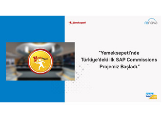 Yemeksepeti’nde Türkiye’deki ilk SAP Commissions Projemiz Başladı.