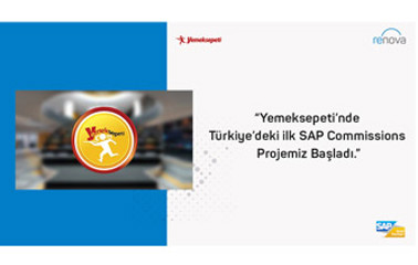 Our First SAP Commissions Project in Turkey Begins at Yemeksepeti